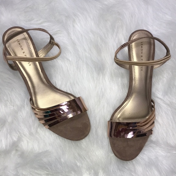lemon and pepper sandals